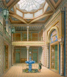 Copula Style Ceiling, Design for the Entrance Hall to Wilhelma